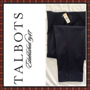 Talbots Bi-Stretch straight leg pants trousers 10
